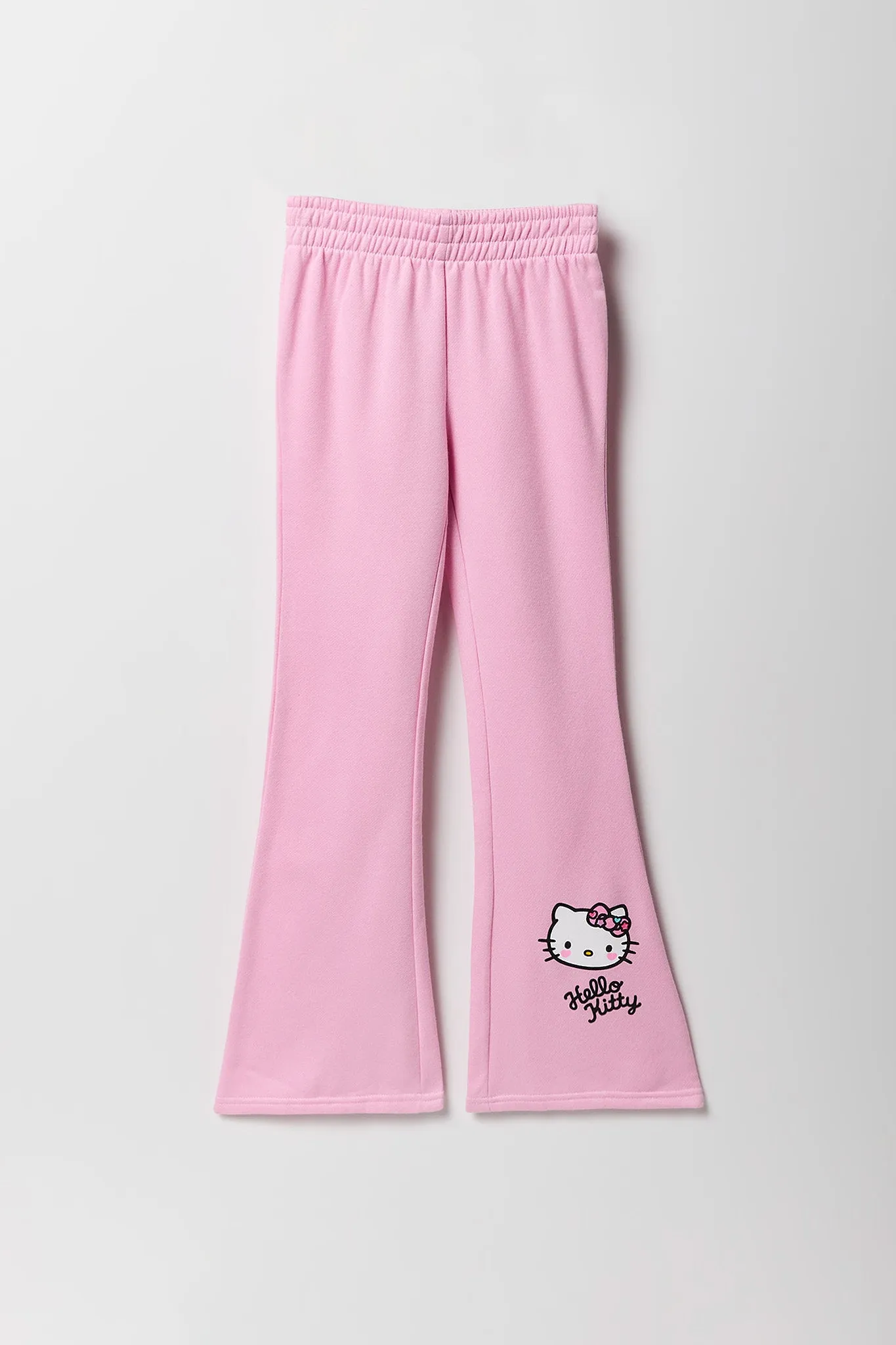 Girls Hello Kitty Graphic Fleece Flare Sweatpant