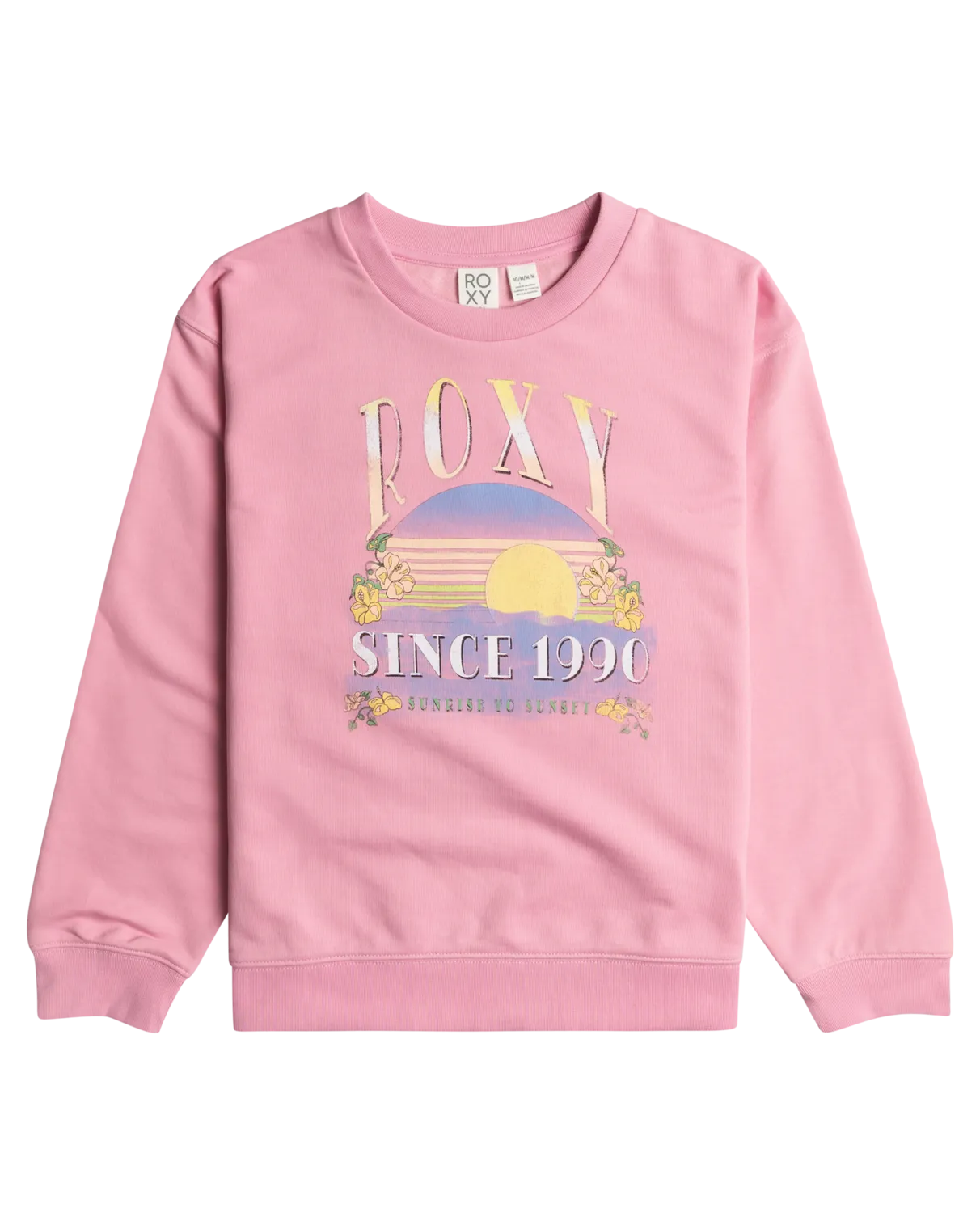 Girls Morning Hike A Sweatshirt in Prism Pink