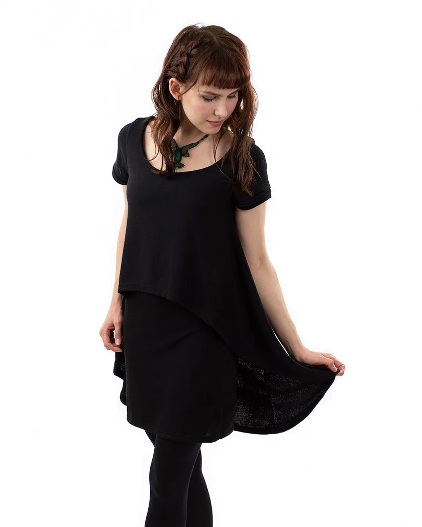 Half Moon Dress Black