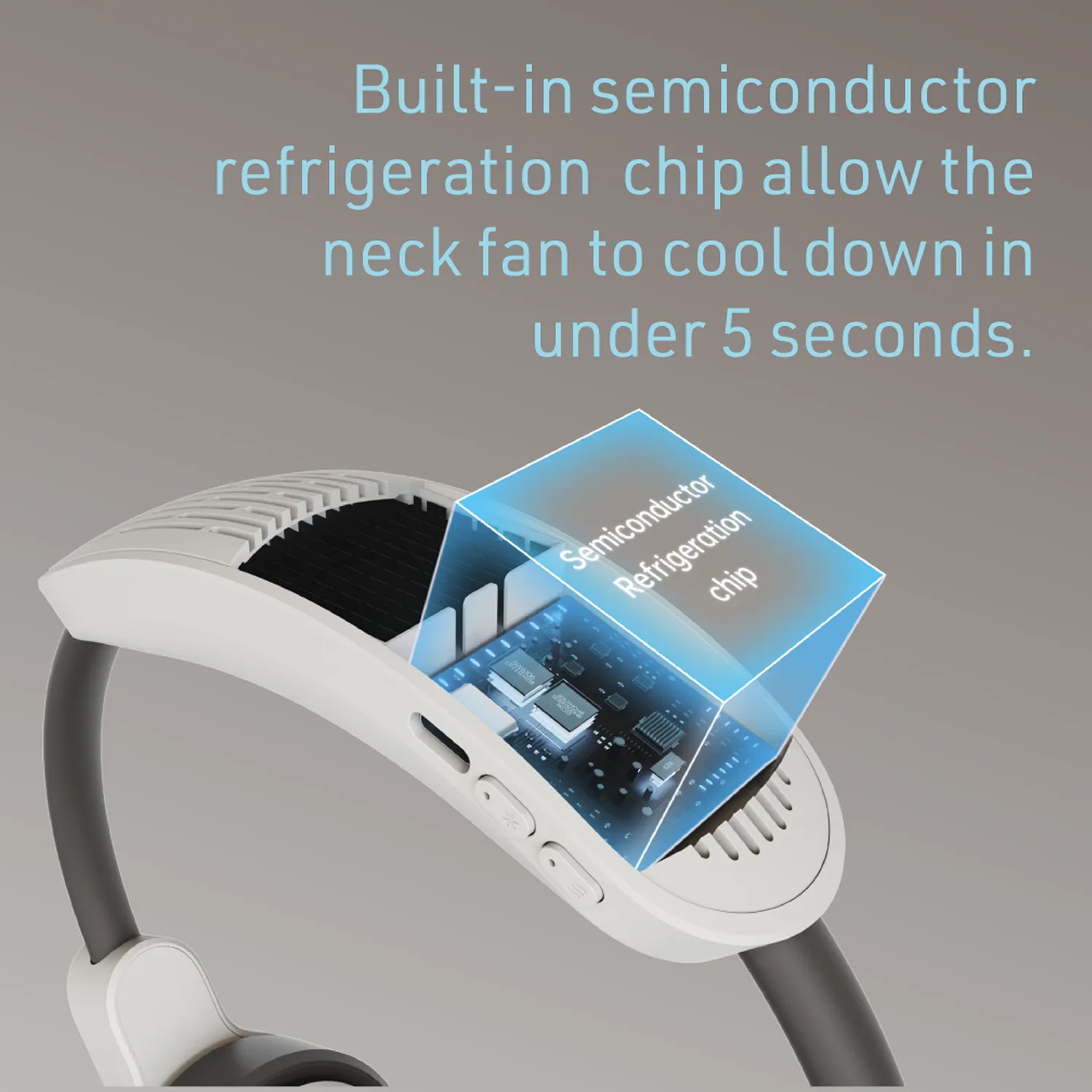 Homace Foldable Neck Fan with Cooling and Heating