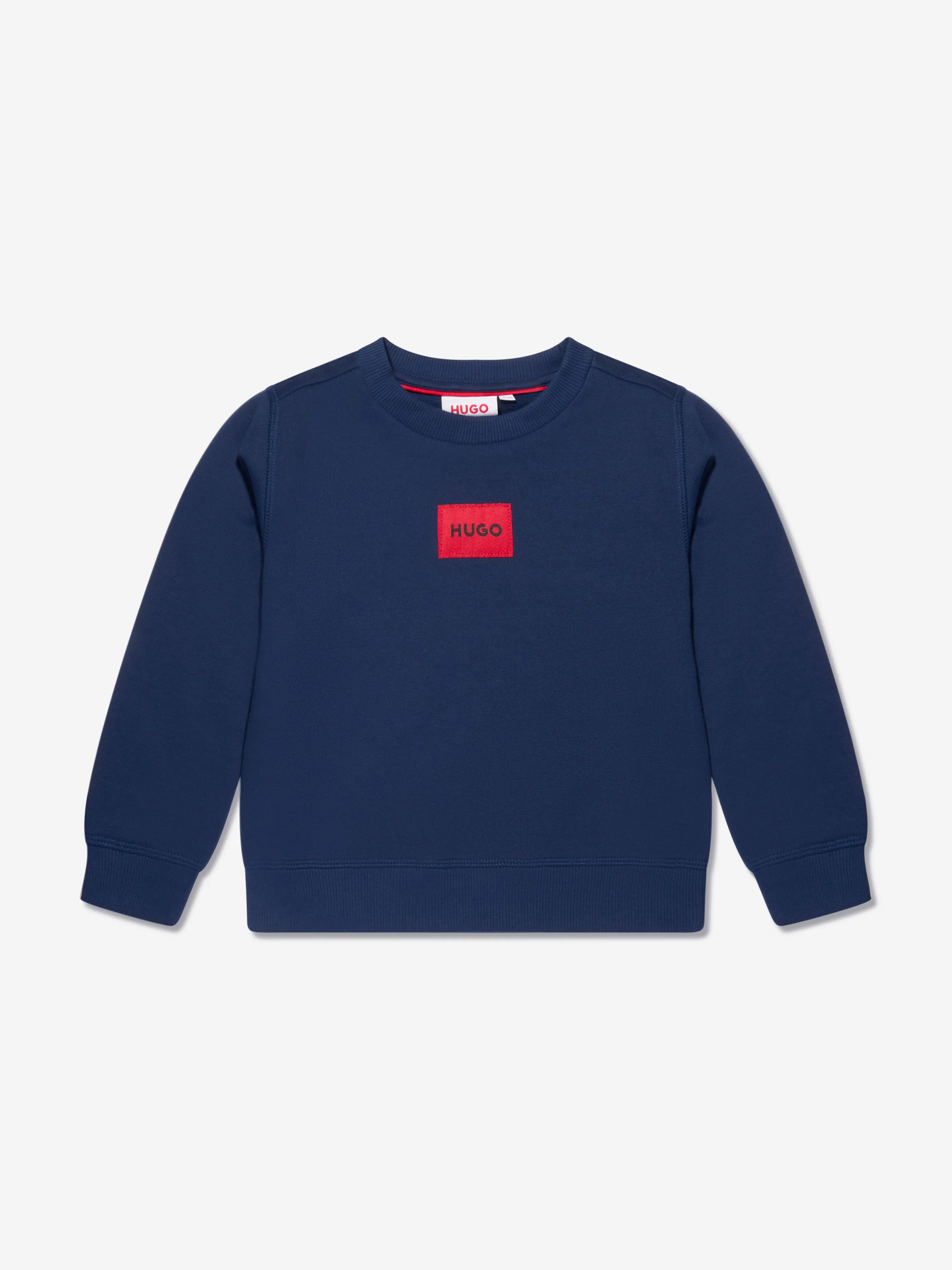 Hugo Boys Logo Sweatshirt in Blue