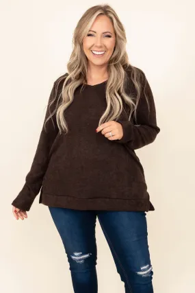 Inside Out Tunic, Brown