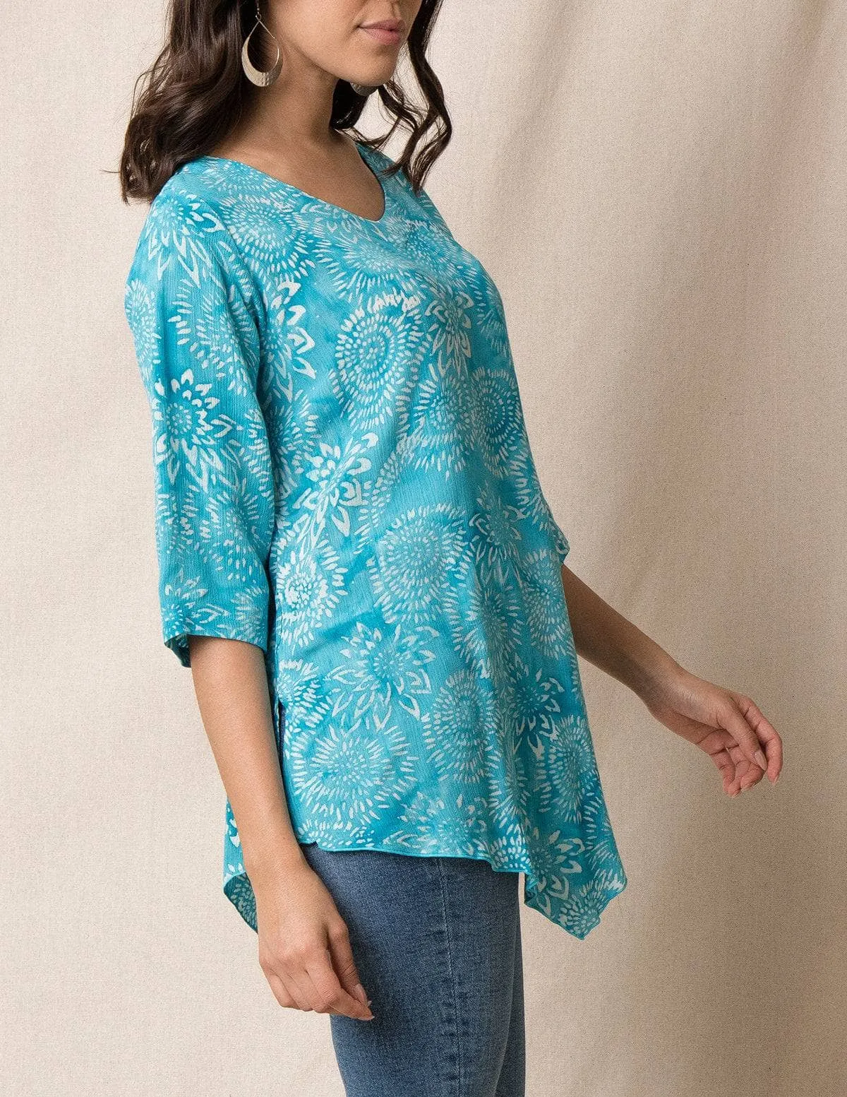 Island Batik Tunic - Pacific - Small Only