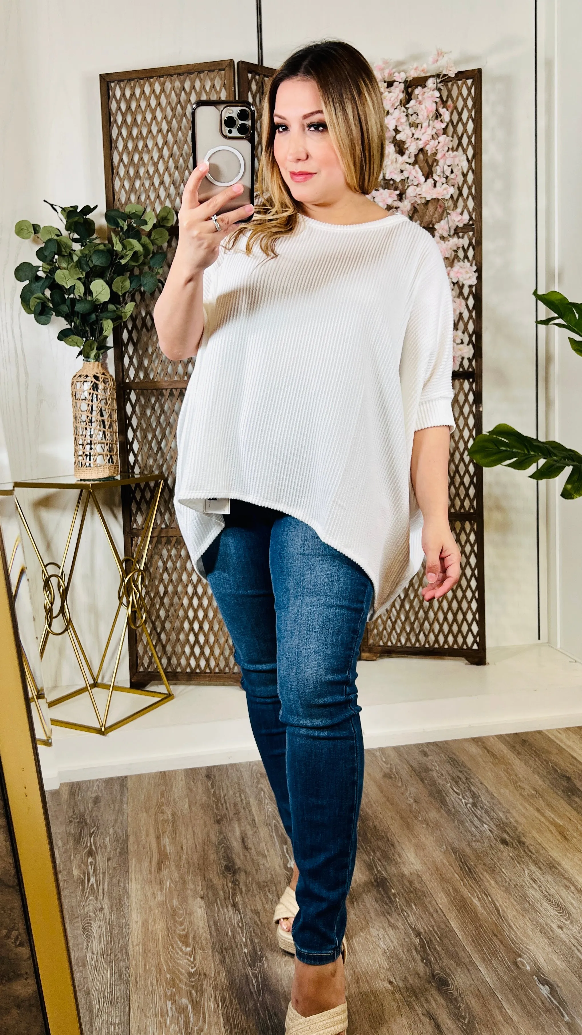 Ivory Tunic Top