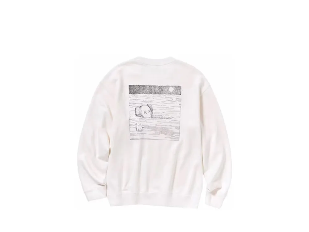 KAWS x Uniqlo Longsleeve Sweatshirt Off White (Asia Sizing)