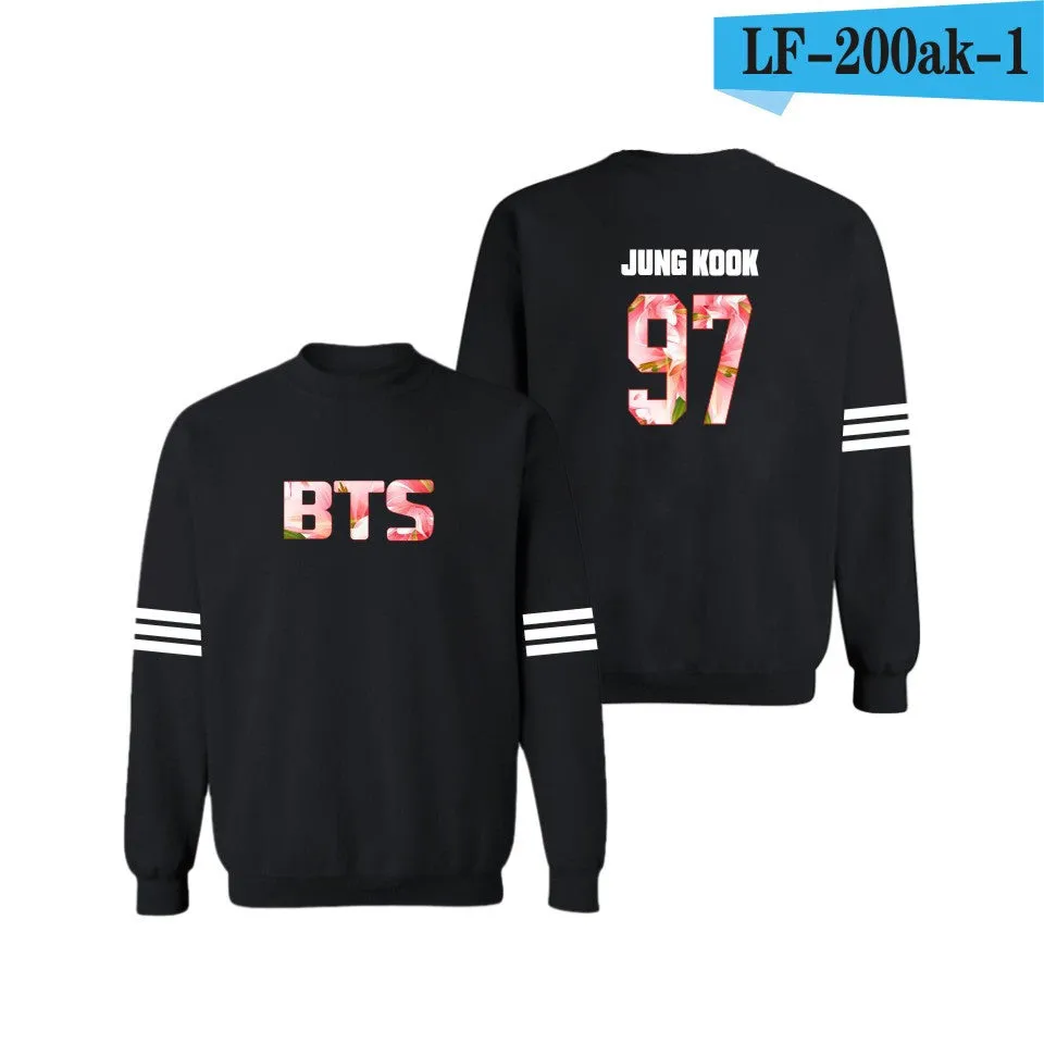 Kpop BTS Bangtan Boys JUNG KOOK JHOPE JIN JIMIN V SUGA sweatshirt Women  Autumn hoodie bts album bts sweatshirts forever young