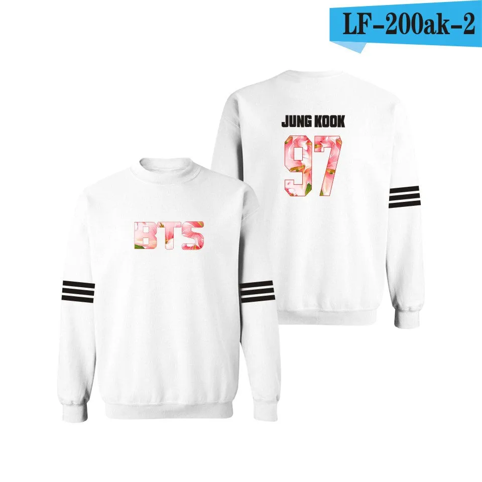 Kpop BTS Bangtan Boys JUNG KOOK JHOPE JIN JIMIN V SUGA sweatshirt Women  Autumn hoodie bts album bts sweatshirts forever young