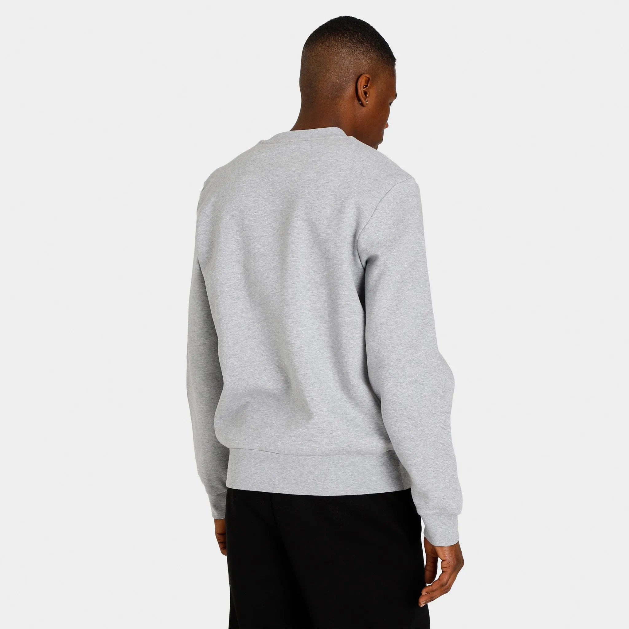 Lacoste Organic Brushed Cotton Sweatshirt / Grey Chine