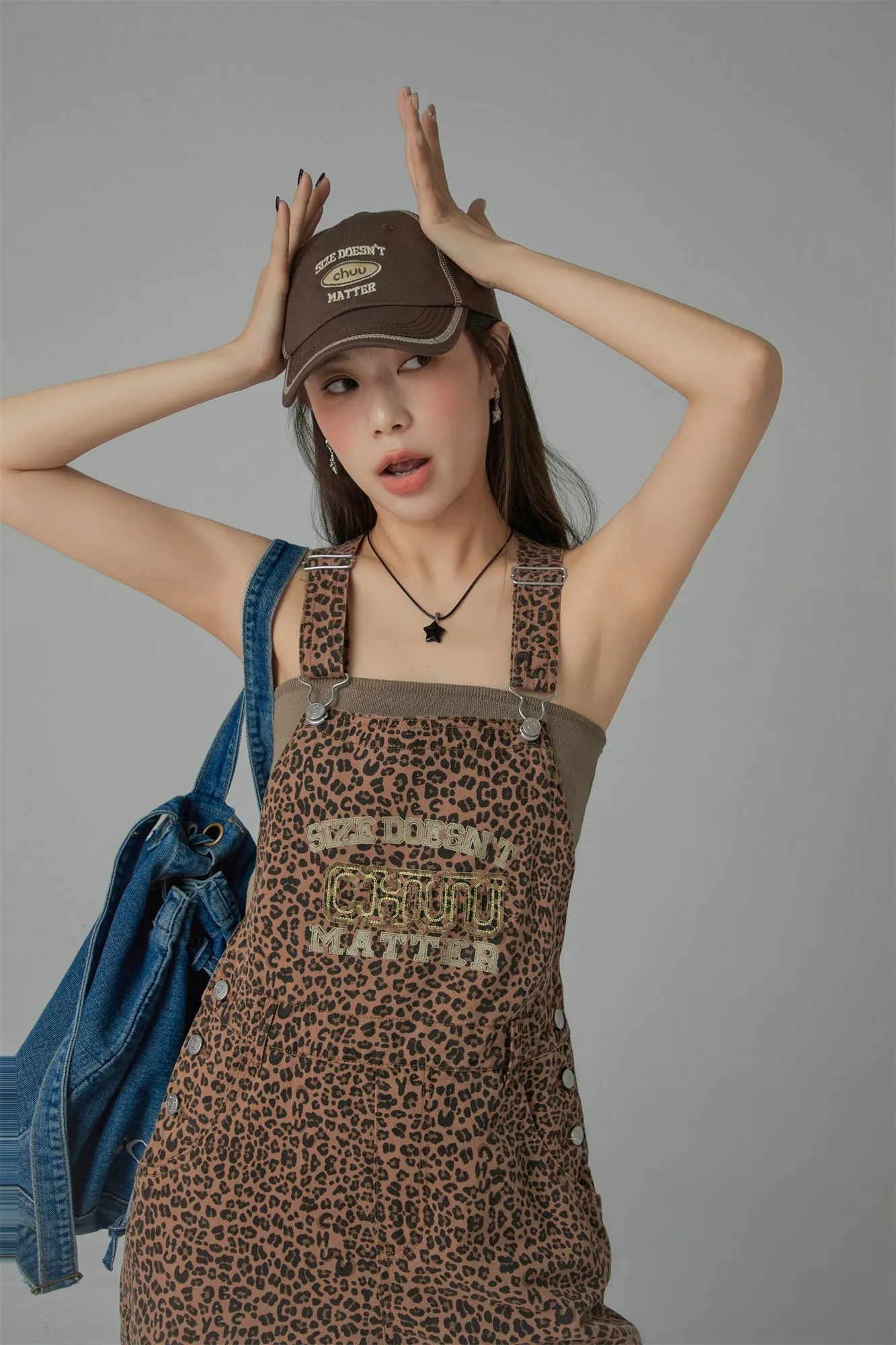 Leopard Chuu Matters Overall Pants