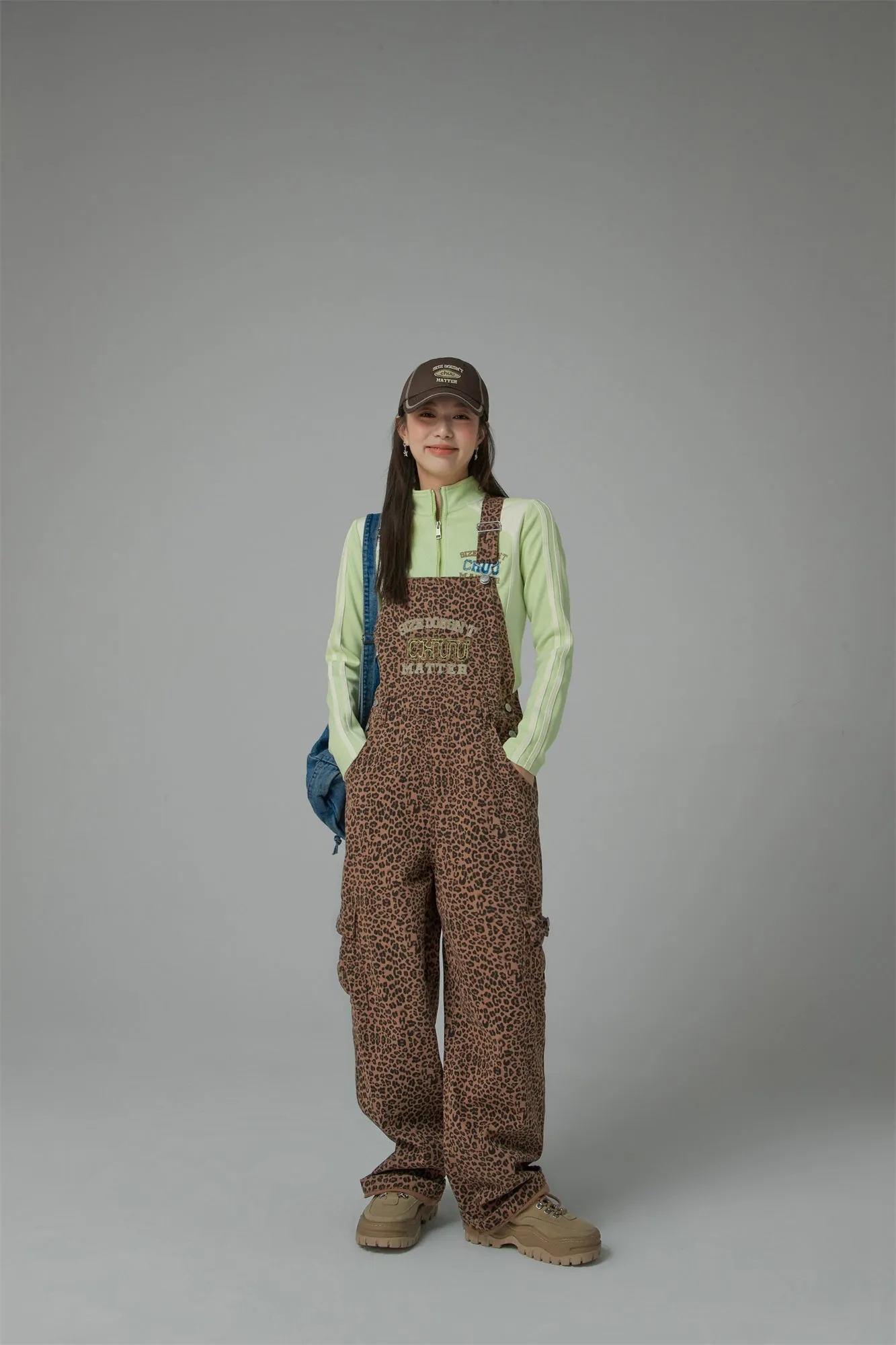 Leopard Chuu Matters Overall Pants