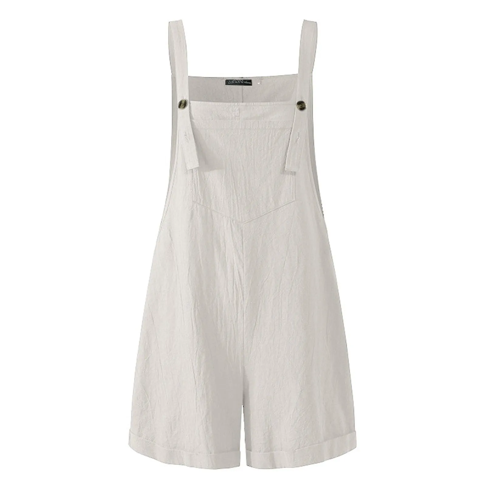 Loose Style Overall Shorts