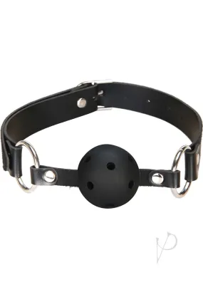 Lux F Breathable Ball Gag Black