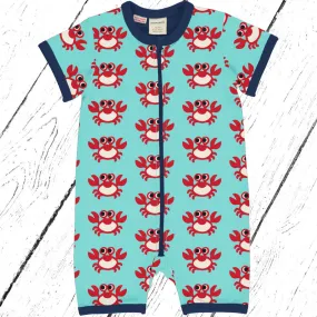 Maxomorra Overall Rompersuit Short CRAB