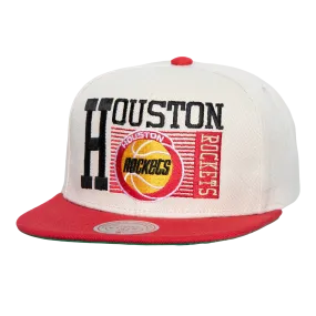 Men's Houston Rockets Mitchell & Ness HWC Speed Zone Adjustable Cap