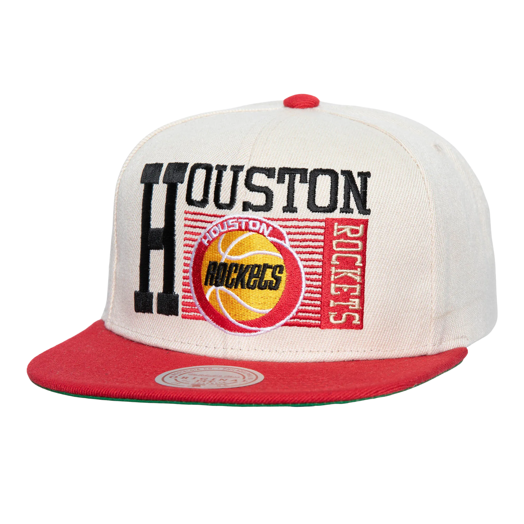 Men's Houston Rockets Mitchell & Ness HWC Speed Zone Adjustable Cap