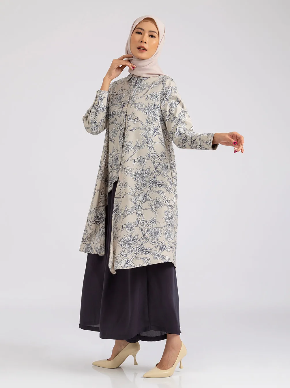 MOIRA TUNIC OYSTER WHITE