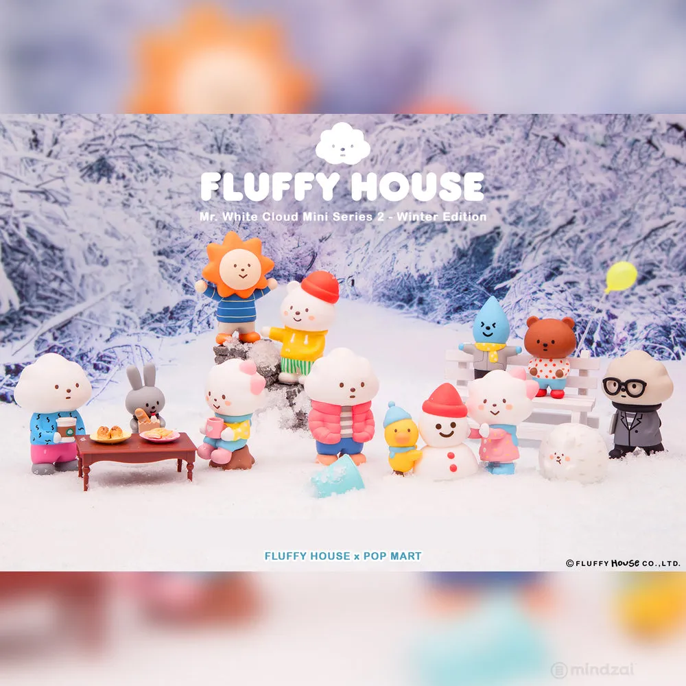 Mr. White Cloud Mini Series 2 White Winter Edition by Fluffy House x POP MART