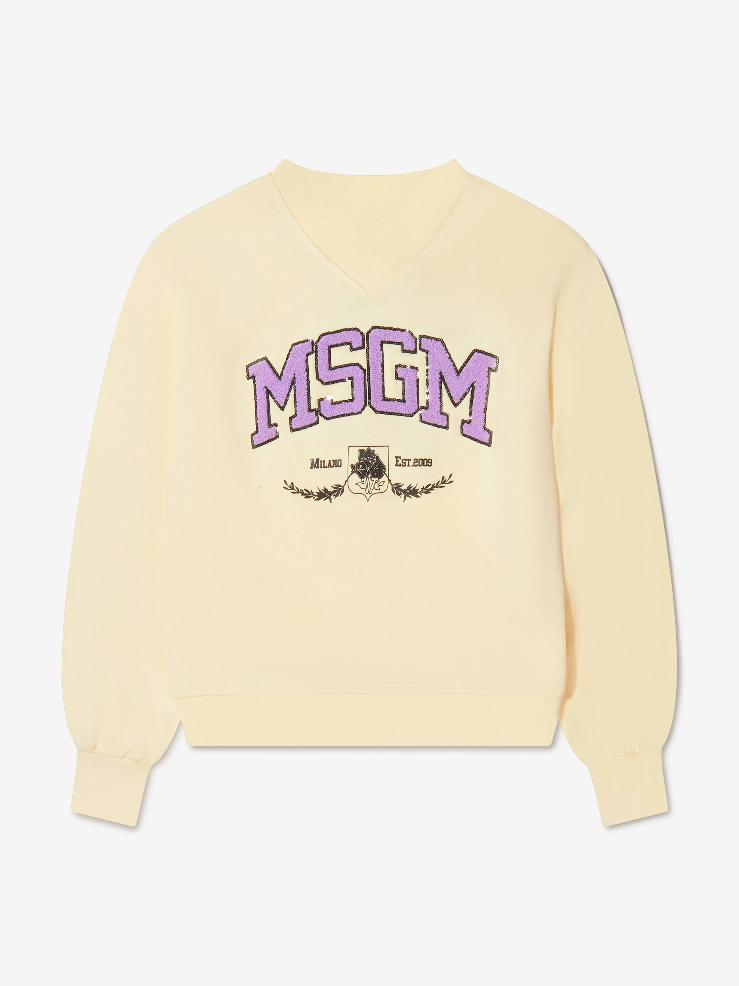 MSGM Girls Logo Print Sweatshirt