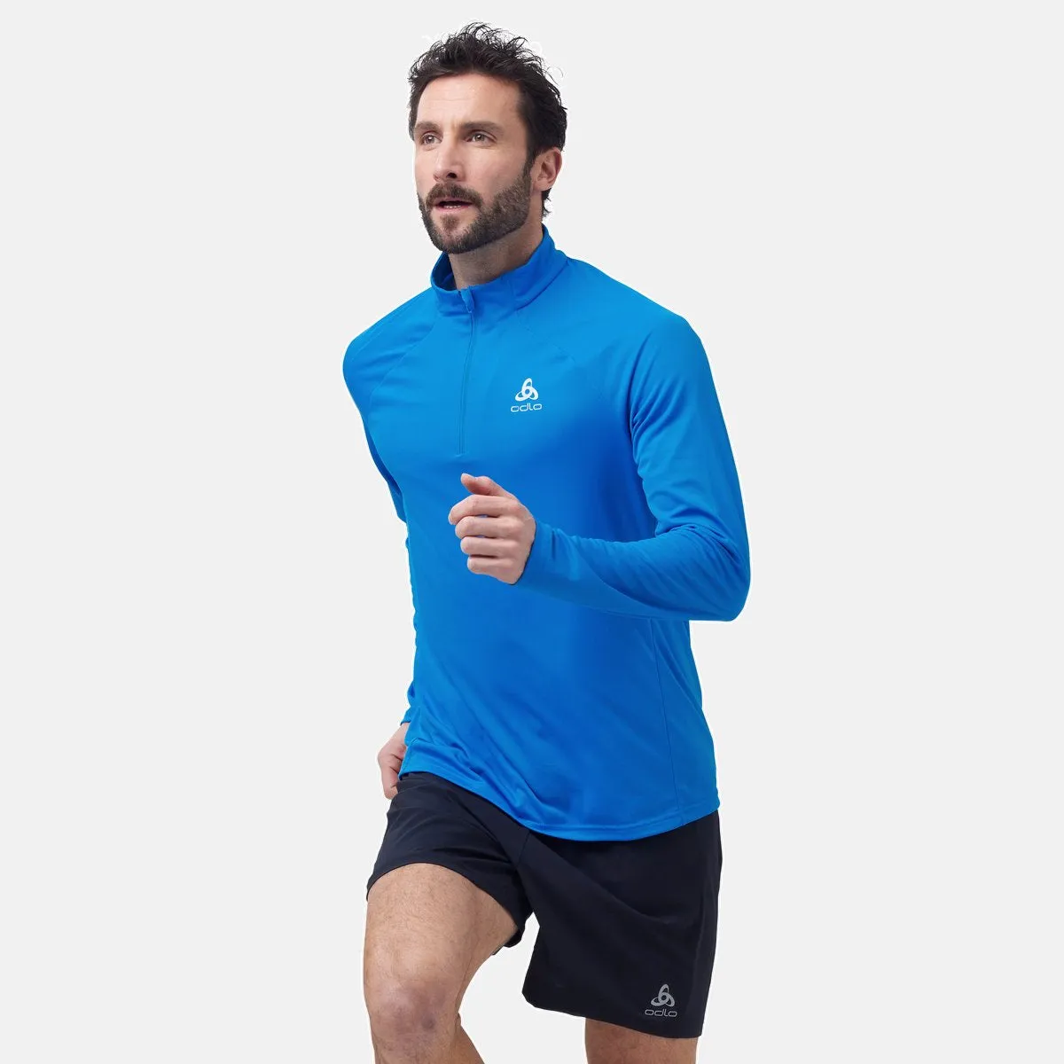 Odlo Men's Midlayer Essential 1/2 Zip Running Top