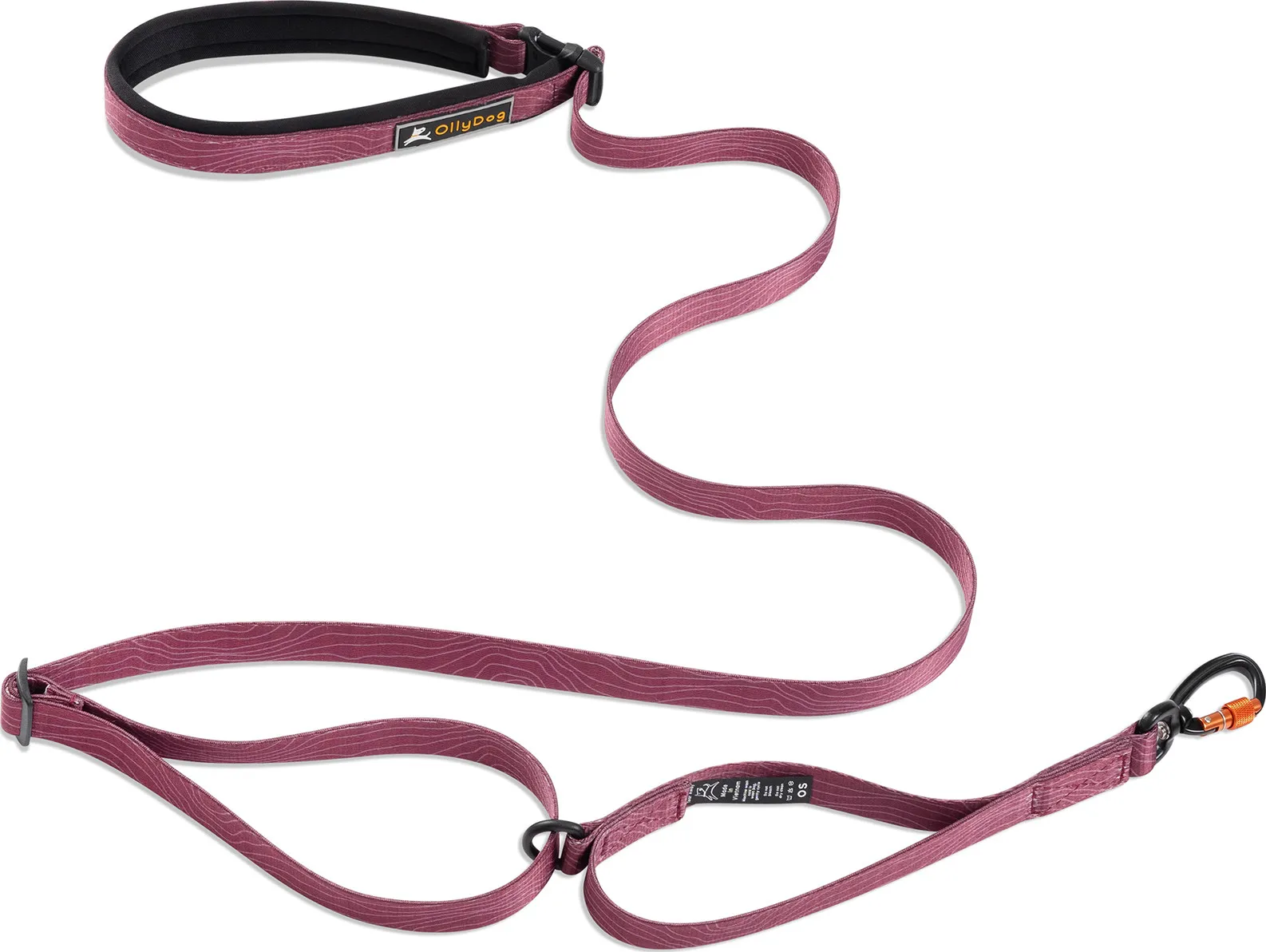 OllyDog Flagstaff Adjustable Leash  Rosewood | Buy OllyDog Flagstaff Adjustable Leash  Rosewood here | Outnorth