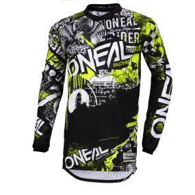 O'NEAL Youth Element Attack Jersey Black/Hi-Viz