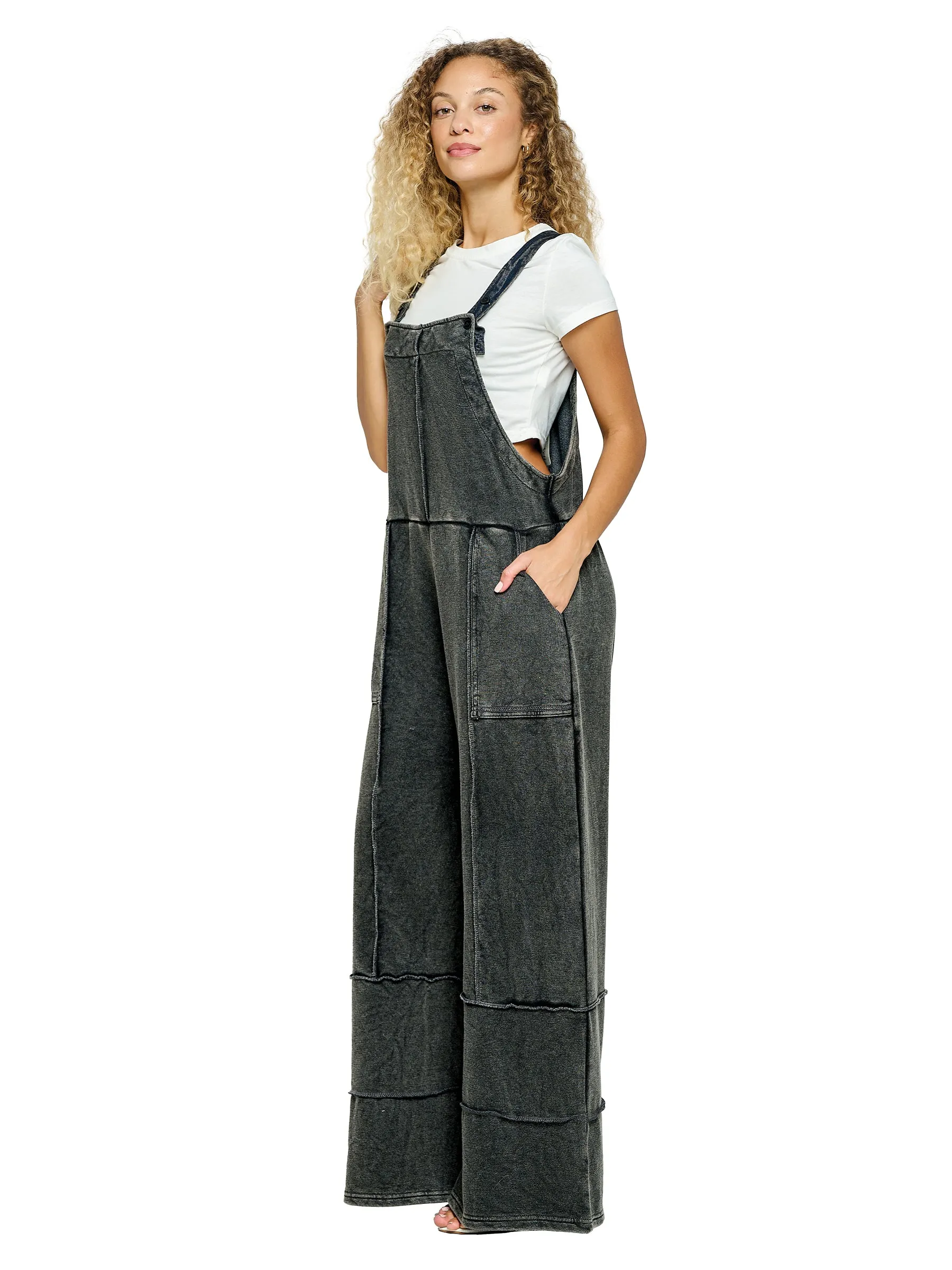 Overall Patchwork Stonewashed