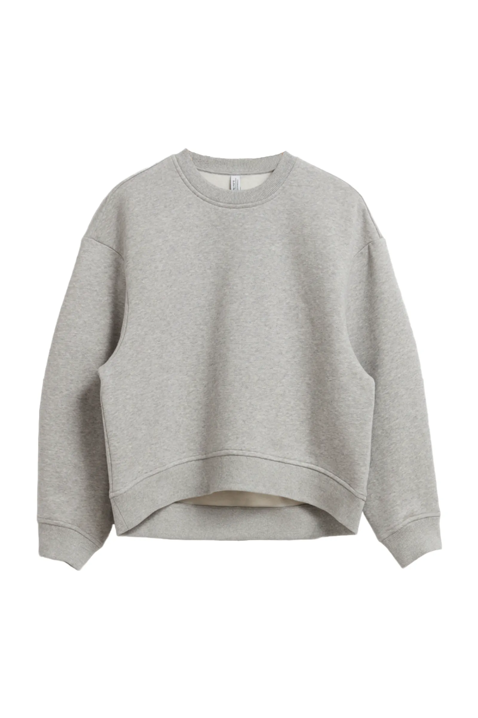 Oversized Sweatshirt in Grey Melange