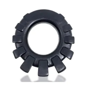 Oxballs Cock-Lug Lugged Cockring Silicone Black