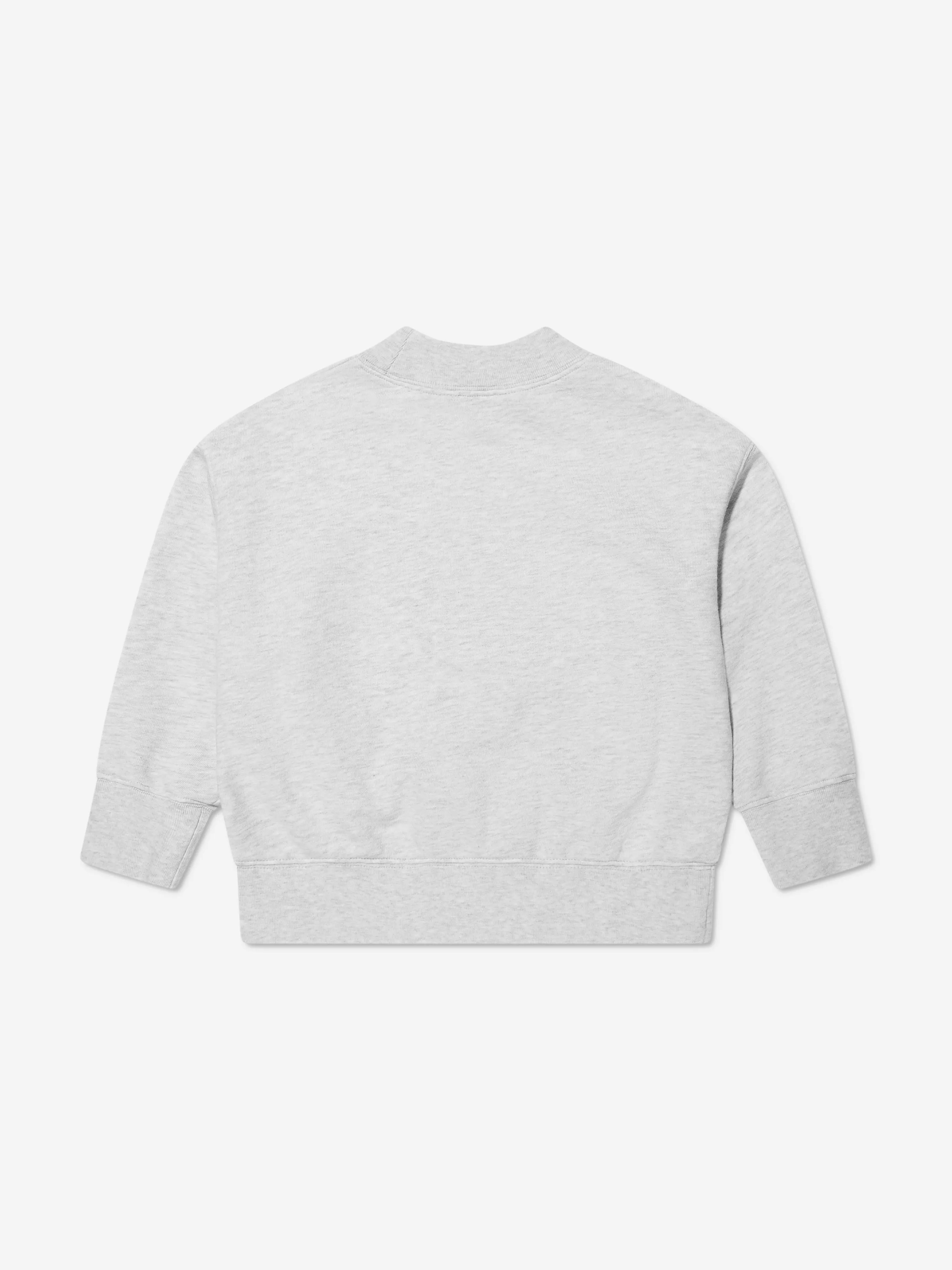 Palm Angels Boys Bear Sweatshirt in Grey