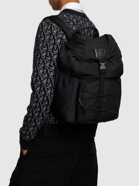 Palm Angels   Monogram nylon backpack 