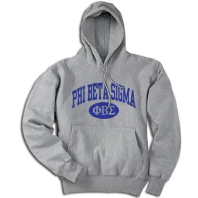 Phi Beta Sigma Hoodie, Printed Vertical Arc Design - G185 - CAD