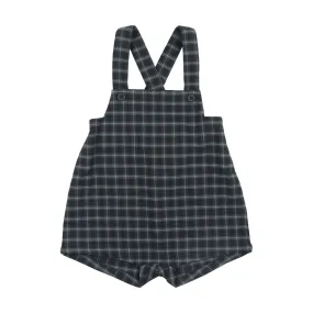 Plaid overall - Navy plaid