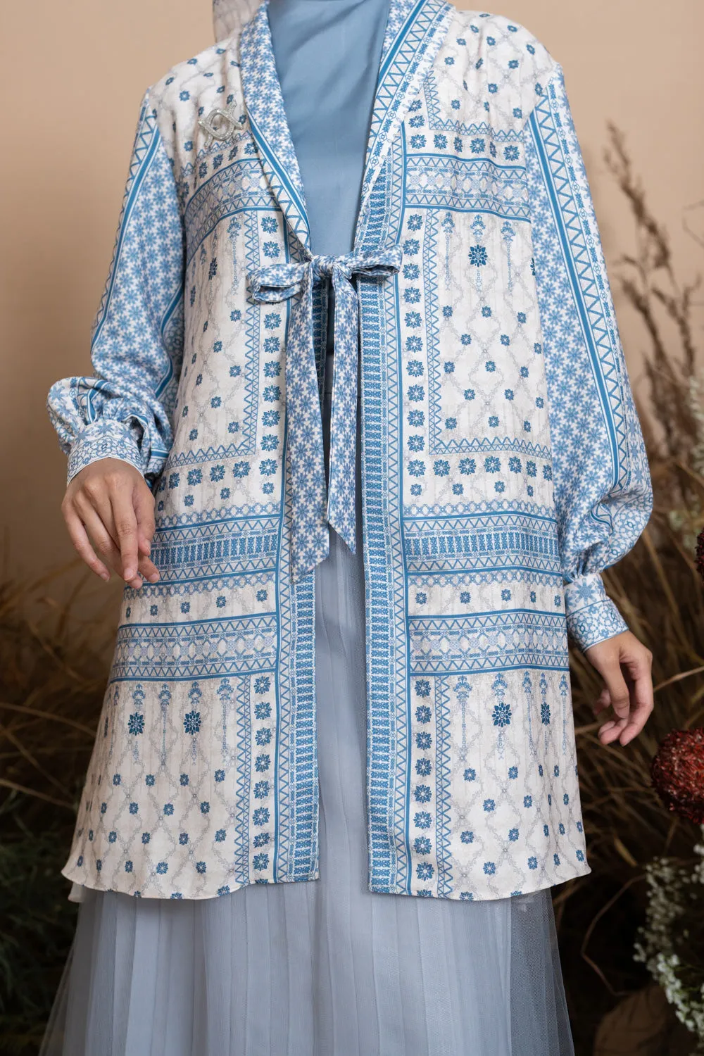 Pre Order - Mariri Outer Tunic Serene Azure