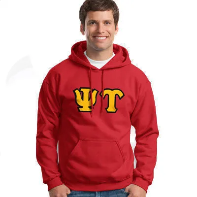 Psi Upsilon Hooded Sweatshirt - G185 - TWILL