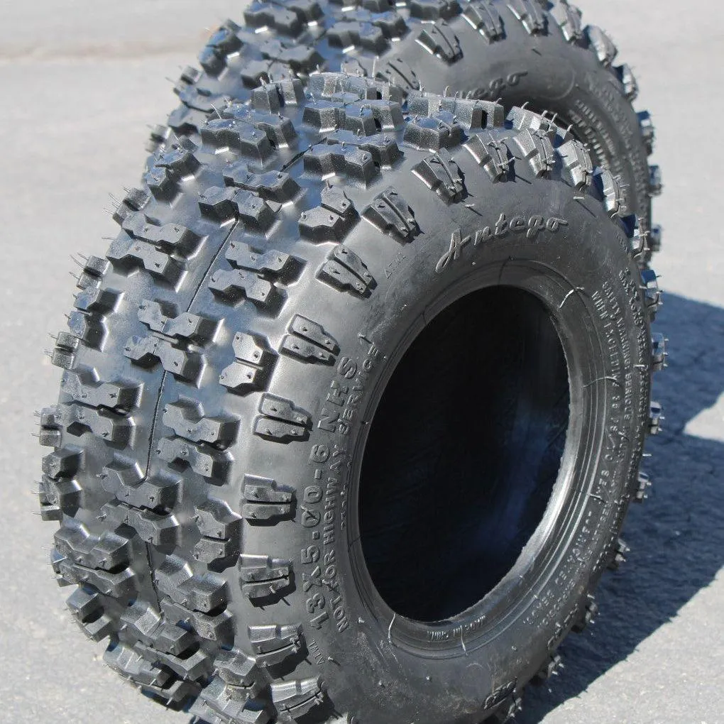 (Qty: 1) Antego 13X5.00-6 ATW-053 2 Ply Snow Blower Tires Non-directional