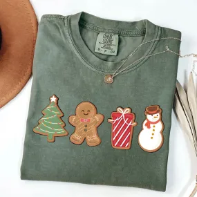 "Gingerbread Christmas Cookies" Christmas Graphic Tee