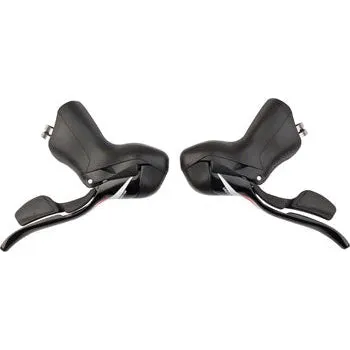 R10 Drop Bar Shift Lever Set - 2 x 10-Speed, Shimano Compatible, Black