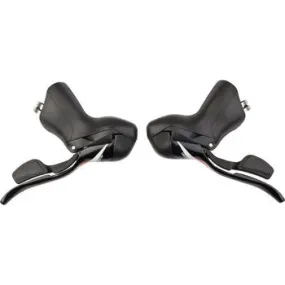 R10 Drop Bar Shift Lever Set - 2 x 10-Speed, Shimano Compatible, Black