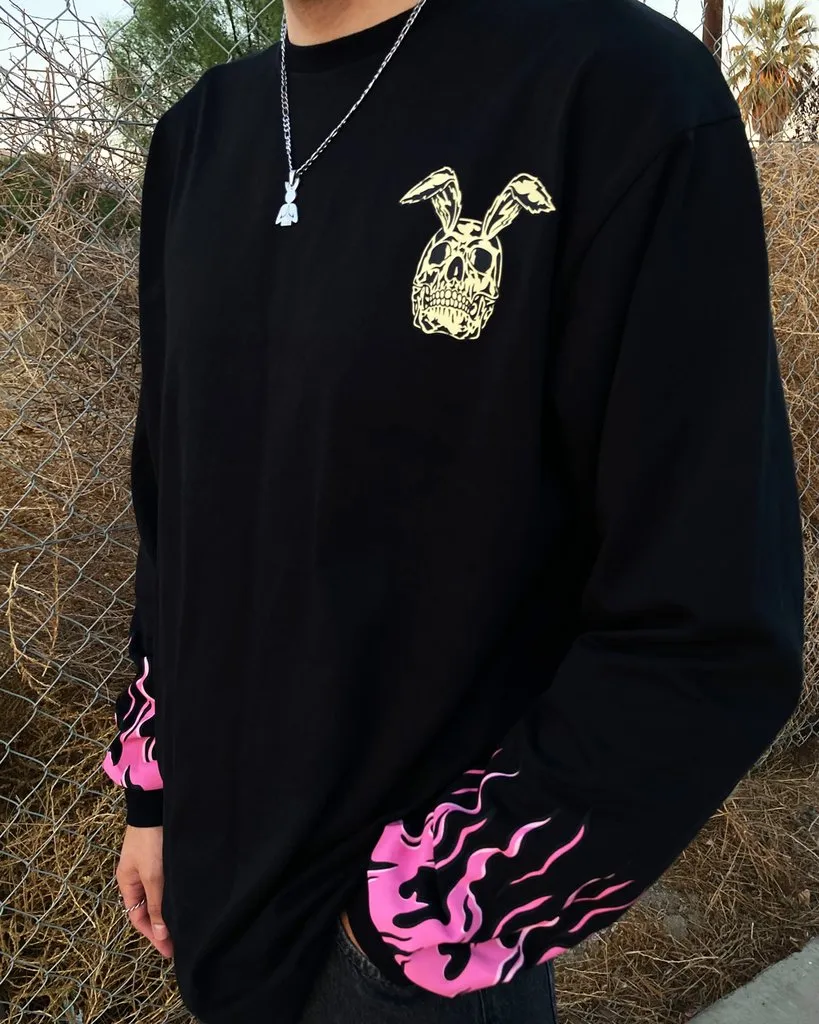 Rabbit skull casual street sports sweatshirt