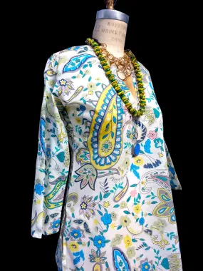 Raja Cotton Tunic Paisley Pastel