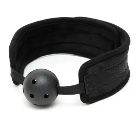 Rimba Black Padded Mouth Gag with Breathable Ball