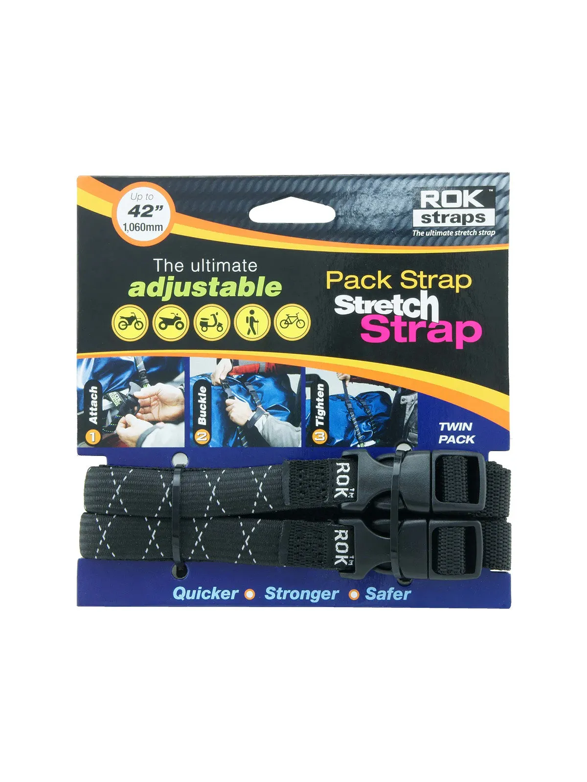 ROK Straps Pack 16mm (2 Pack)