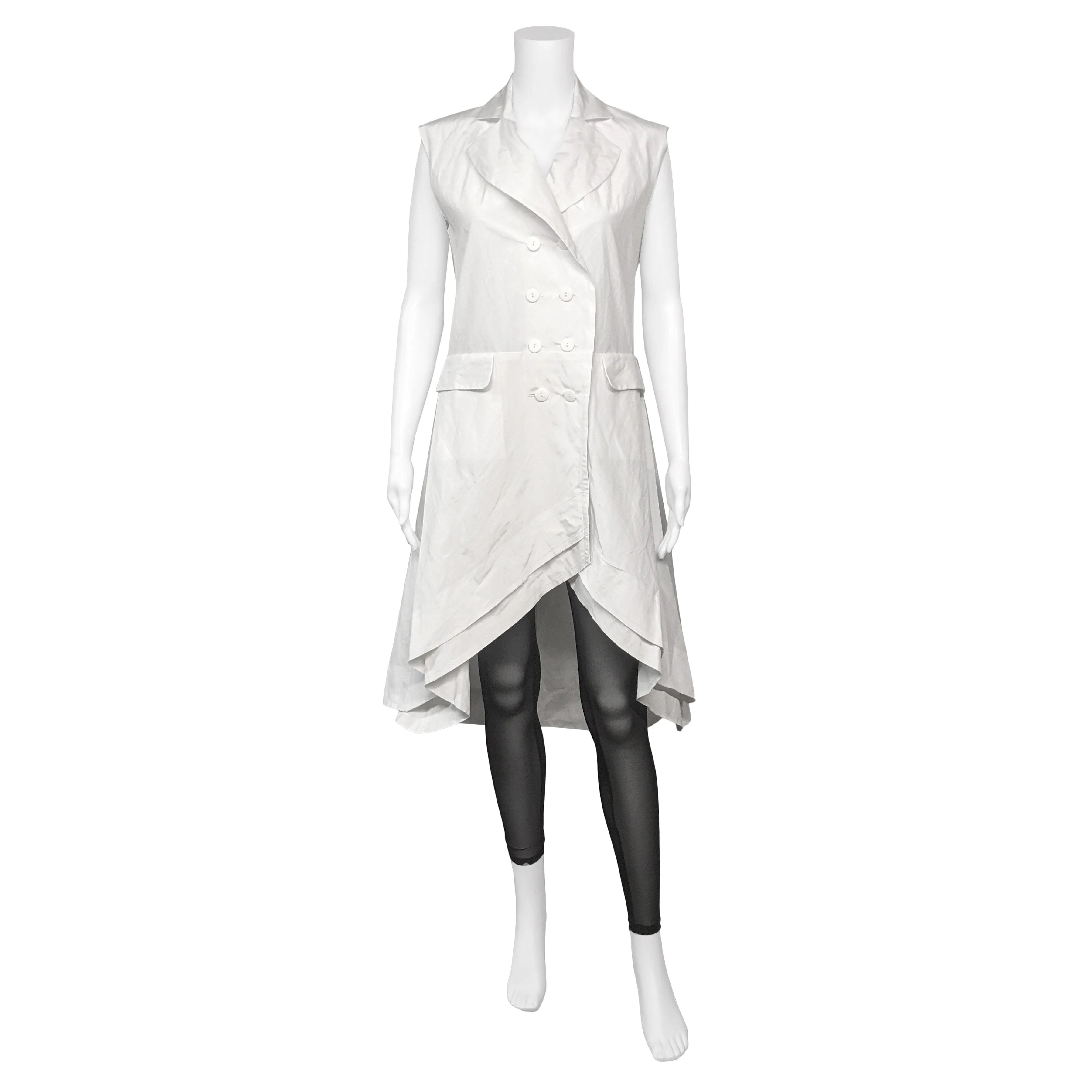 SALE! Tunic Vest in White by Simply Mila