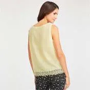 Short Sleeve Daisy Lace Top