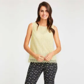 Short Sleeve Daisy Lace Top