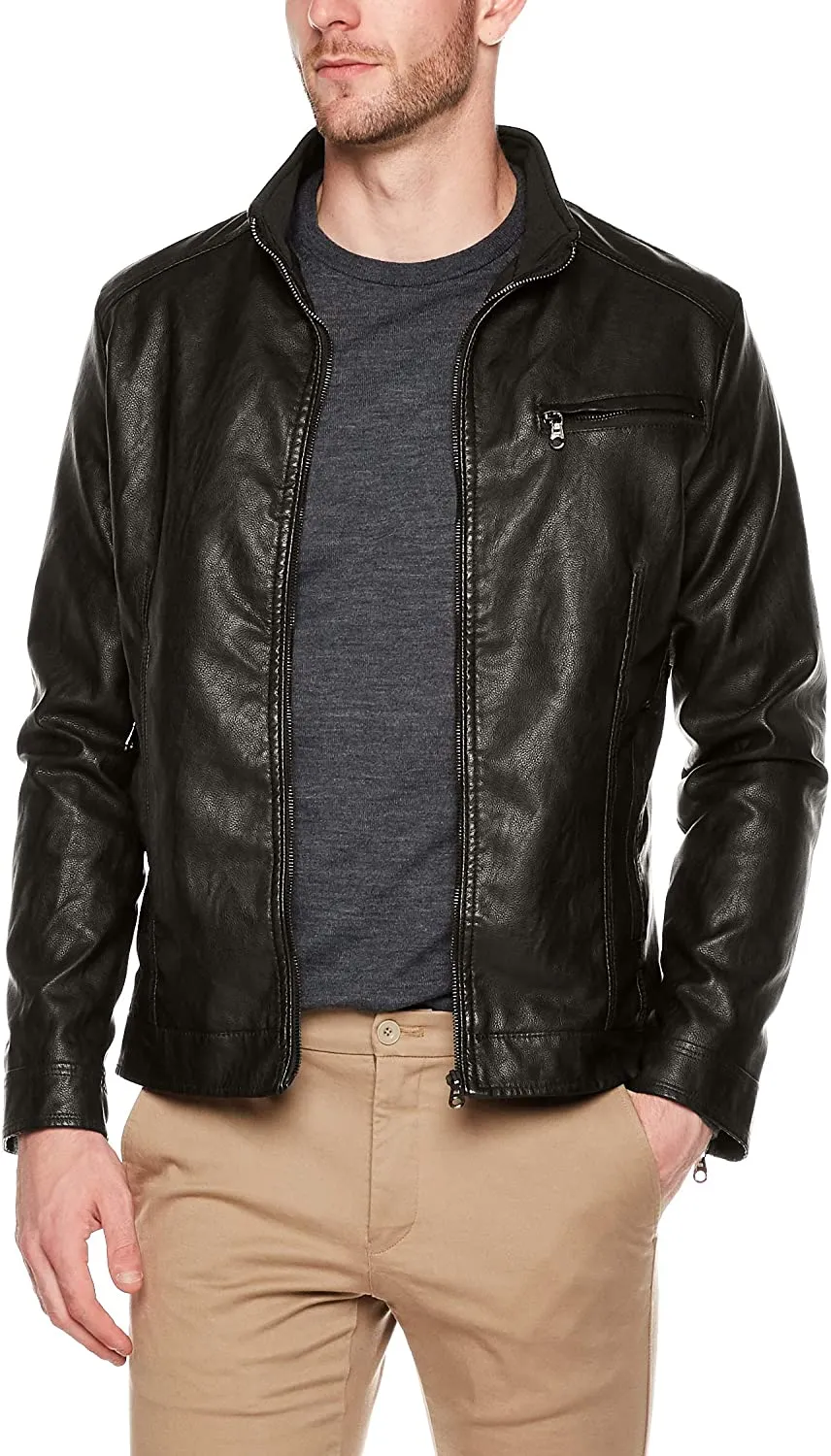 Slim Fit Black Classic Style Jacket