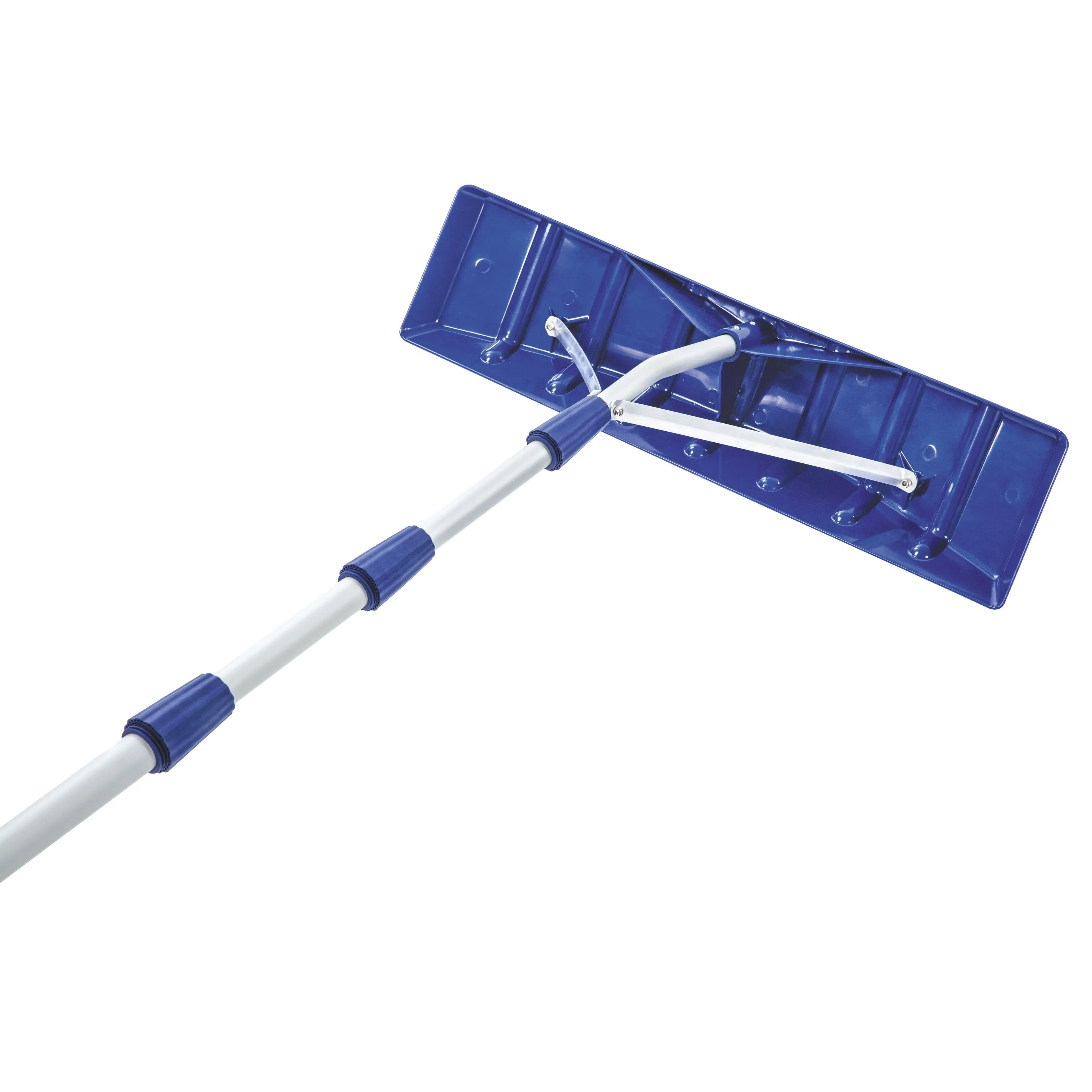 Snow Joe RJ204M-RM Telescoping Snow Shovel Roof Rake | 21-Foot Extension | Poly Blade (Certified Refurbished)