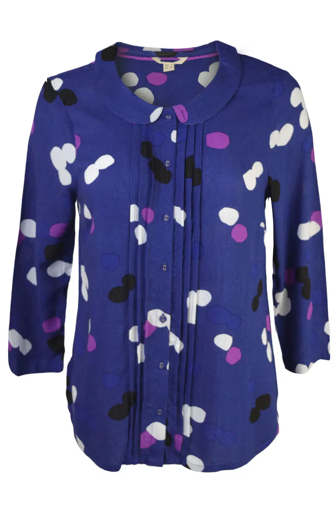 Spotted Peter Pan Collar Blouse