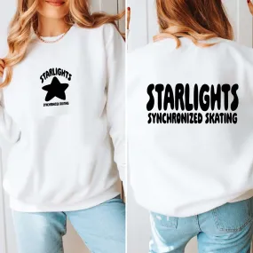 Starlights Synchronized Skating Front And Back Sweatshirt (Youth and Adult)