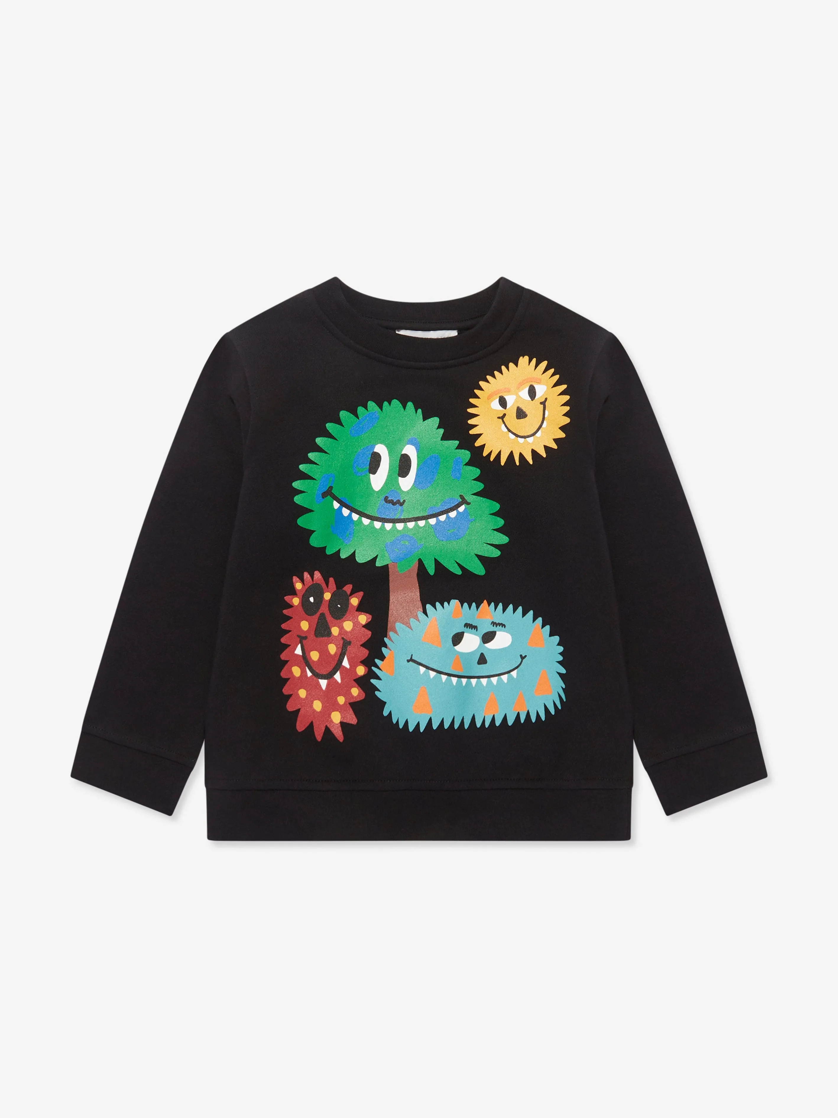 Stella McCartney Boys Monster Sweatshirt in Black